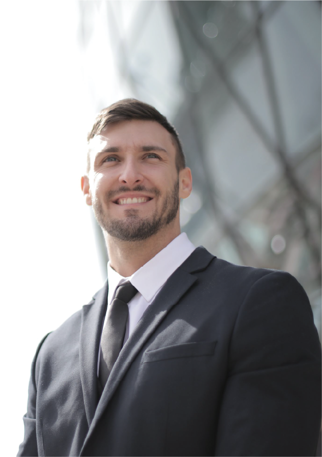 man smiling